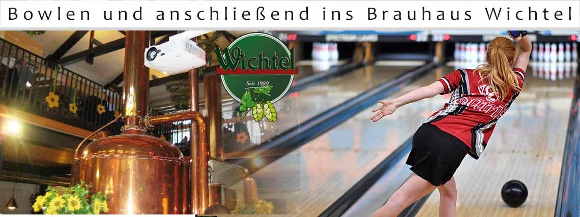 Bowlen und anschließend ins Brauhaus Wichtel