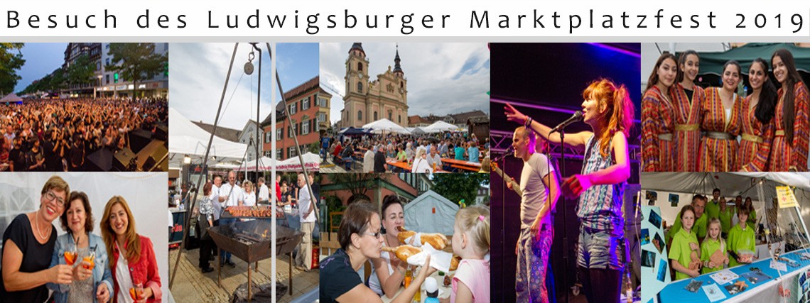 Besuch des Ludwigsburger Marktplatzfest 2019